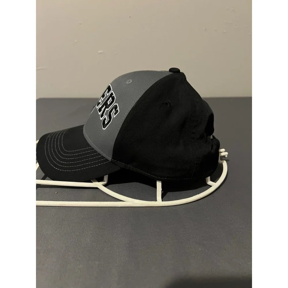 NFL Team Apparel Las Vegas Raiders Hat Black Gray Adjustable Baseball Cap‎ OSFM